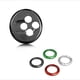 thumbnail image 1 of Real Hard Carbon Fiber Car Gear Shift Button Frame Sticker for Abarth 595 695 2012-2023, 1 of 5
