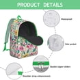 thumbnail image 4 of Floral Flowers Commuter Backpack for School College and Work, Large Capacity Bookbag with Laptop Compartment, Durable Everyday Travel Backpack, Sunflower Print Unisex Gift for Teens Adults, 4 of 5