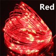 thumbnail image 1 of Guirnalda de luces LED con USB, luces de hadas impermeables de alambre plateado de cobre para decoración de fiestas, bodas y Navidad, 10/20/30M, 1 of 4