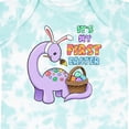 thumbnail image 4 of Inktastic It's My 1st Easter Dinosaur Painting Eggs Boys or Girls Baby Bodysuit, 4 of 5