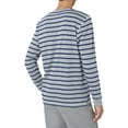 thumbnail image 2 of Chaps Men's Long Sleeve Striped Slub Jersey Henley -Sizes XS up to 4XB, 2 of 3