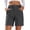 02# Dark Gray, variant on UKHCCC Outdoor Cargo Shorts for Women Multi-Pocket High Waist Button Fly Travel Golf Casual S-2XL