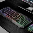 thumbnail image 5 of ZLight Clavier de Jeu Souris USB Filaire Kit Gamer Étanche Rétroéclairé LED RGB Clavier et Souris pour PC, 5 of 5