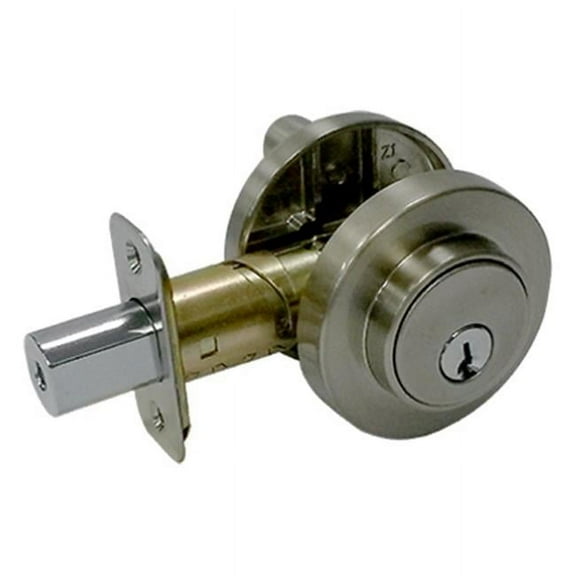 Taiwan Fu Hsing Industrial  Tru-Guard Single Cylinder Deadbolt - Satin Nickel