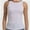 White, variant on Women's Ribbed Sleeveless Crew Neck Summer Top Casual Basic Strap Tank Top