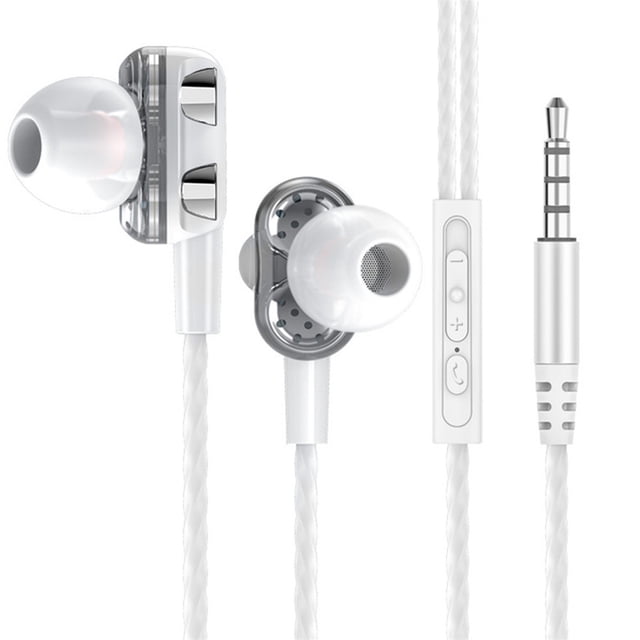 Auriculares con cable Auriculares internos con control por cable Auriculares estéreo con tableta de teléfono de 3,5 mm con micrófono AweSitey EL000382-01