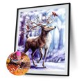 thumbnail image 2 of Kit de pintura de diamante 5D Elk Full Round Drill DIY Christmas Picture Wall Art Sets Tmvgtek decoración de arte en el hogar, 2 of 9