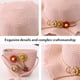 thumbnail image 5 of Sombrero de 52-54cm de circunferencia, sombrero para el sol para niños, protector solar, sombrero de paja de ala ancha, conjunto de sombrero y bolsa de paja para vacaciones de verano para niños, 5 of 6