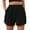 Black, variant on Shorts for Women, Running Casual Elastic High Waisted Athletic Shorts Baggy Fleece Shorts with Straight-Leg Elastic Waistband Baggy Fit Elastic Band Activewear Short, Orange