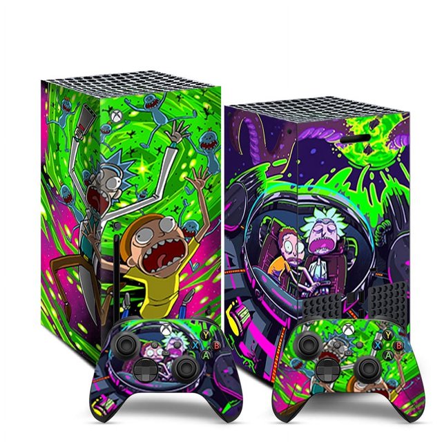 Skin Sticker Color Cartoon Character Film For Xbox Series X Game Console, Ideal Gift For Boys