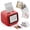 Red, variant on Stickerbox AI Voice-Powered Mini Sticker Maker for Kids Voice‑to‑image AI, 5 roll Paper & 6 colored pens, 6 art styles, sticker printer machine for DIY crafts, birthday gift