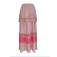 thumbnail image 5 of XJDJHC Summer Skirts for Women 2024 Boho Tiered Long Lace Skirt Maxi Net Flared Long Maxi, 5 of 5