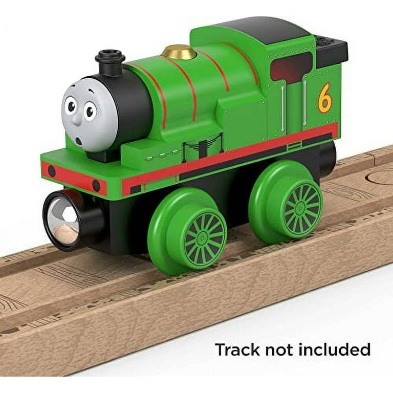 Thomas Friends Wooden Railway Toy Train Percy Push Along Wood