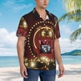 thumbnail image 3 of Balery Casino King And Playing Cards Camisas hawaianas de manga corta para hombre, camisas playeras de corte holgado, camisas de vacaciones con botones,3X-Large, 3 of 7