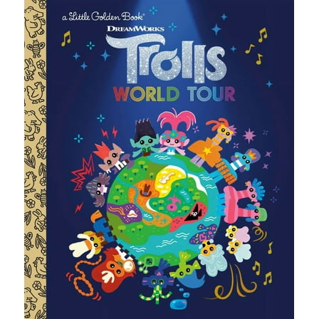 David Lewman: LGB Trolls World Tour Little Golden Book (DreamWorks Trolls World Tour) (Hardcover)