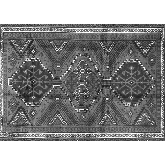 Ahgly Company Indoor Rectangle Persian Gray Traditional Area Rugs, 2' x 3'