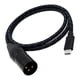 thumbnail image 1 of Cable de audio tipo C a XLR Cable de audio Cable de conexión de teléfono Dispositivo de conexión de sonido de alta resistencia Núcleo de alambre de 150 centímetros, 1 of 8