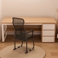 thumbnail image 3 of Computer Table Office Desk Bedroom Workbench Simplicity Modern Office Desk Study Secretaire Bureaux Meuble Work Furniture QF50OD My Lux Decor Round, 3 of 21