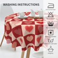 thumbnail image 5 of Spring Summer Floral Round Tablecloth 60 Inch Flower Table Clothes Multicolor Rustic Reusable Circle Table Cover for Picnic Party Dining Room Home Indoor Outdoor Decor, 5 of 6