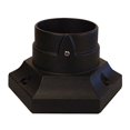 thumbnail image 1 of Special Lite Products SPB-170-BLK Aluminum Stub Post Base, Black, 1 of 2