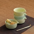 thumbnail image 4 of Advancent Cuenco japonés único para té matcha Chawan, hecho a mano, de cerámica, con para amantes del té. Teteras mi, 4 of 6