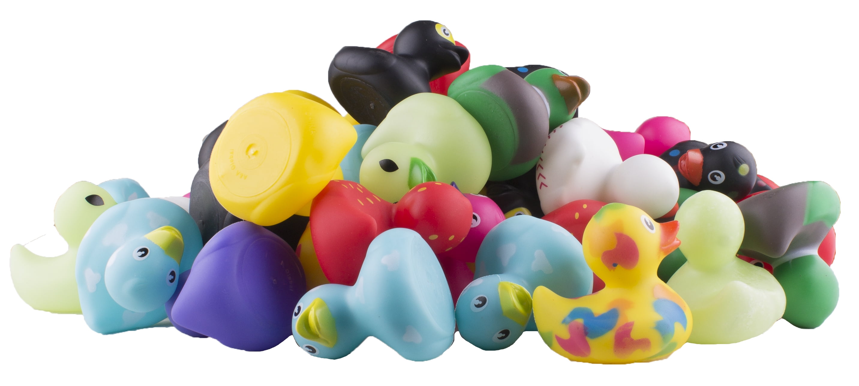 2 Inch Rubber Ducks - Bag of 50 Assorted Mini Rubber Duckies Series 1 - Walmart.com
