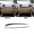 thumbnail image 3 of 2Pcs Carbon Fiber Passenger Dashboard Cover Trim for Honda Civic 8Th, 3 of 5