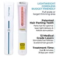 thumbnail image 4 of Hairmax Pro 12 (FDA Cleared) Cordless Laser Comb Hair Regrowth Treatment Device for Men & Women (Blue), 4 of 12