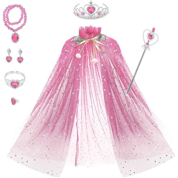 couronne déguisement anniversaire de princesse rose doré fille