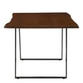 thumbnail image 3 of Modway Viggo 60" Live Edge Acacia Wood and Metal Dining Table in Black/Walnut, 3 of 10