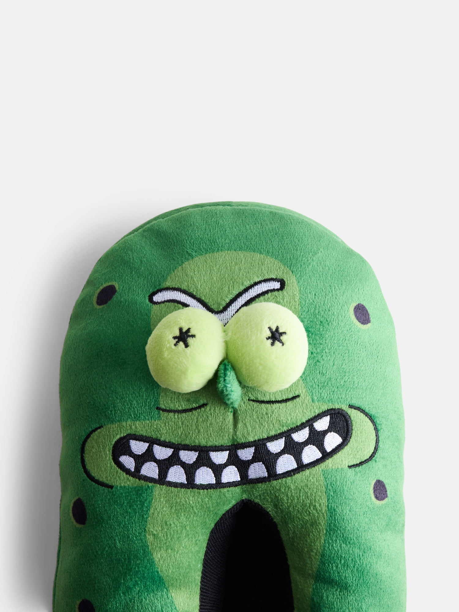 Pickle Rick Men’s 3D Plush Slippers