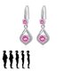 thumbnail image 1 of Xihbxyly Ofertas relámpago de hoy Prime Pendientes Pendientes de metal Pendientes de descongestión en forma de C con Múltiples capas de diamantes, 1 of 1