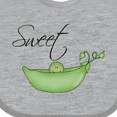 thumbnail image 4 of Inktastic Sweet Pea Girls Baby Bib, 4 of 4