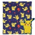 thumbnail image 4 of Pokémon Lightning Zap 40"x50" Throw with Hugger, 4 of 5