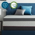 thumbnail image 4 of Lucid 2" Memory Foam Mattress Topper with Charcoal and Aloe Infusion, Twin-XL, 4 of 9