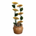 thumbnail image 2 of Hi-Line Gifts Cascading Sunflower Outdoor Garden Water Fountain - 33.75", 2 of 4
