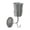 Silver, variant on HuiXinOu Integrated Metal Hook Flower Pot Holder Creative Wall Hanging Planter Rack for Home Garden Balcony Indoor Outdoor Decoration