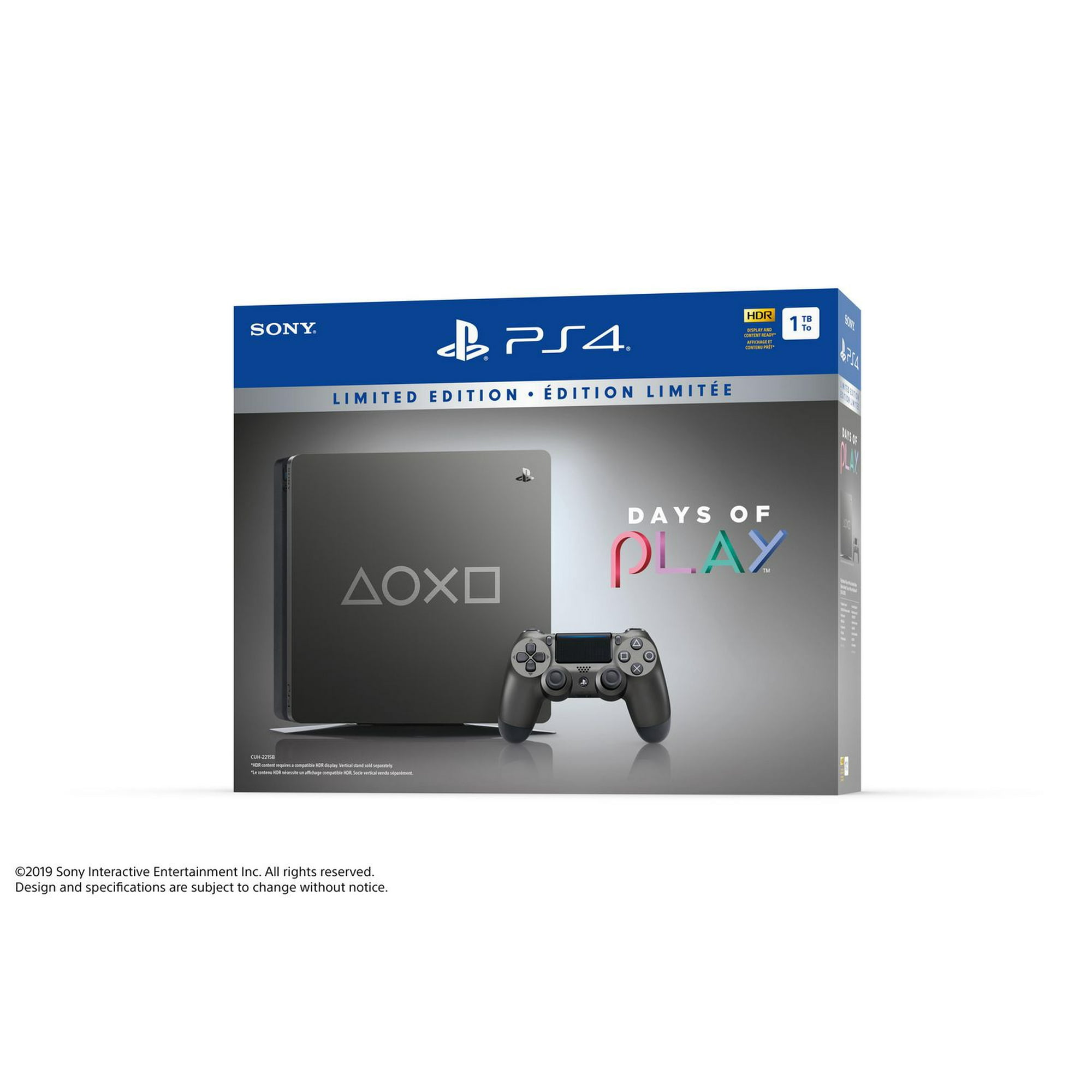 送料無料 百貨店 Limited Walmart.ca - 4 PlayStation® Play of Days Edition 家庭用ゲーム機本体