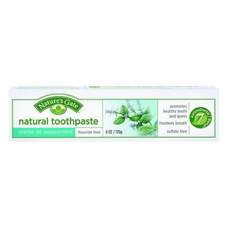 Nature's Gate Natural Toothpaste, Creme De Peppermint, 6