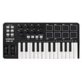 thumbnail image 1 of Teclado Arreglo Música USB Control MIDI 25 Teclas Con Sensibles Velocidad 8 Almohadillas Tambor Retroiluminadas Perillas Accesorios Creación, 1 of 9