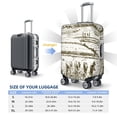 thumbnail image 6 of Naloa Rice Harvest Elastic Suitcase Protector, Travel Suitcase Protector Cover Fits 18-32in Suitcase - Small, 6 of 9