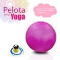thumbnail image 2 of Pelota de Yoga, Pilates IDEA NUOVA  Rosa 65 cm, 2 of 7