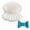 White floating raft without handles + inflatable cushion, variant on Seal Duck 2 Pack 67 Inch Giant Shell Inflatable Pool Lounger Float with White Pearls & H-Shaped Waist Pillow, Large Adult Floating Bed for Summer Pool Party Beach Vacation Outdoor Relax Travel Water