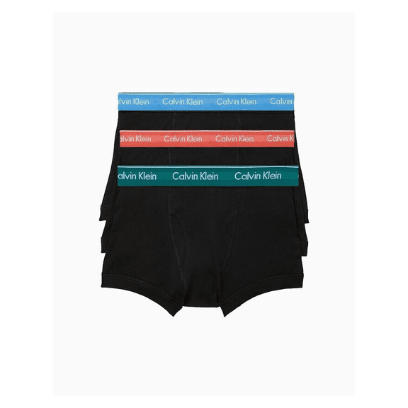 Calvin Klein Men's NB4002-925 Cotton Classic Fit 3-Pack Trunk Size M