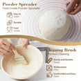 thumbnail image 6 of 17 Pieces Banneton Bread Proofing Basket Set - 9 and 10 inch Round Sourdough Bread Proofing Baskets - A Complete Bread Making Kit, Danish Whisk, Bowl Scraper, Dough Scraper, & Bread Lame, 6 of 12