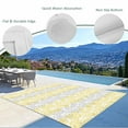 thumbnail image 4 of Fsddascl Yellow Grey Botanical Outdoor Rug for Patio/Deck, Non-Slip Large Area Rug 6 x 9 Ft, Pastoral Spring Summer Leaf Aesthetics Indoor Outdoor Rugs Washable Area Rugs, Camping Rug Carpet, 4 of 5