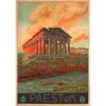 thumbnail image 3 of Vintage Apple Collection 18x24 Black Modern Framed Museum Art Print Titled - Italy Paestum, 3 of 5