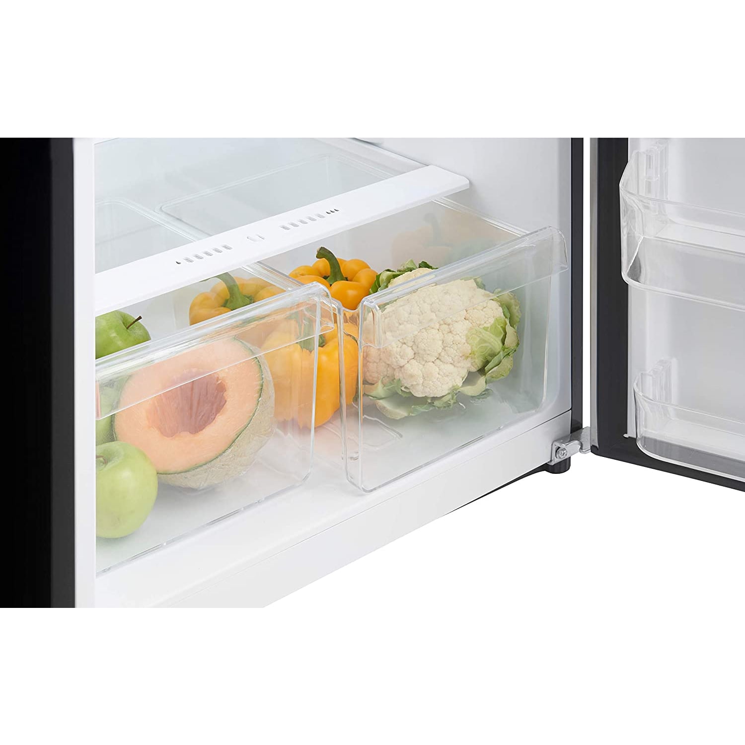Danby 10.1 Cu. Ft. Refrigerator w/FreezerStainless Steel Look (DFF101B1BSLDB)