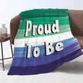 thumbnail image 5 of Kainsy Paready Gay Pride Blanket Soft Fleece Throw Blankets Lightweight Pride Blanket for Couch Sofa Indoors Outdoors Party Decor-50x60in(60"x80"), 5 of 6
