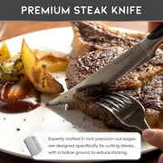 Bellemain 4-Piece Steak Knives Set, Lightweight Kitchen Knives Set for Precise Cutting